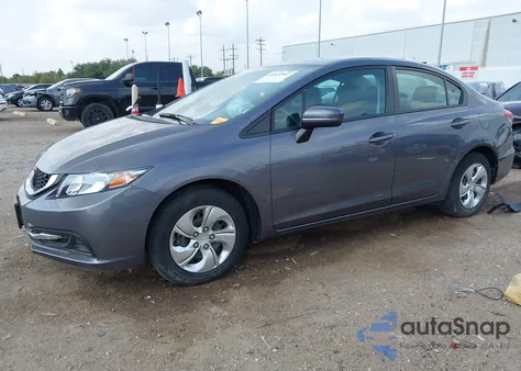 2015 Honda Civic Lx из США, поврежденный, VIN 2HGFB2F54FH525426